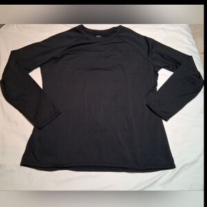 Cuddl Duds ClimateRight XL Black Thermal Base Layer Top - Scrub Underlayer